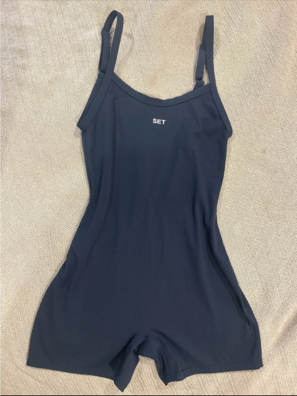 SET Active Black Kids One-Piece Romper